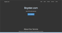 Desktop Screenshot of boyster.com