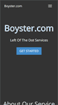 Mobile Screenshot of boyster.com