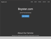 Tablet Screenshot of boyster.com